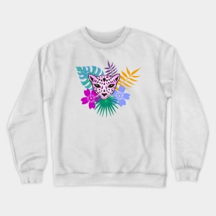 Cosmic leopards Crewneck Sweatshirt